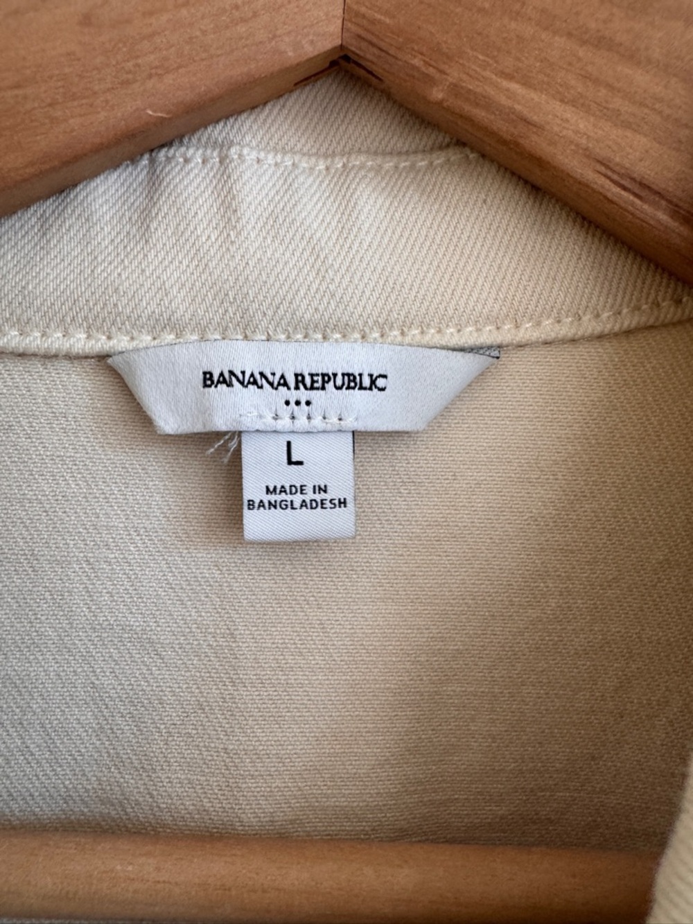 Banana Republic Men's Zip-Front Shirt Jacket in Beige - Picture 2 of 3
